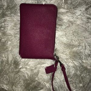 Small coach wristlet